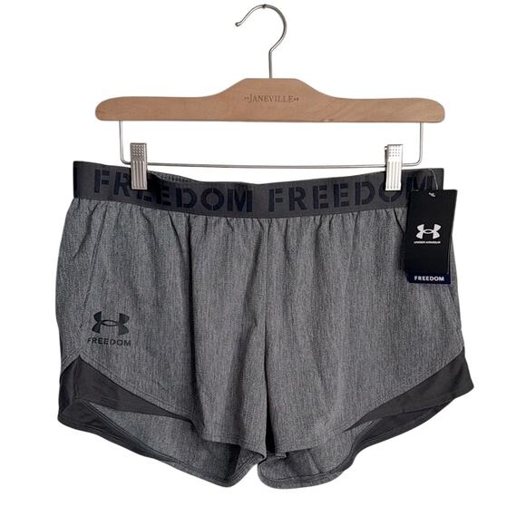 Under Armour Shorts Women’s Freedom Play Up Knit in Grey NEW with Tag W1669 Sz L - Picture 1 of 8